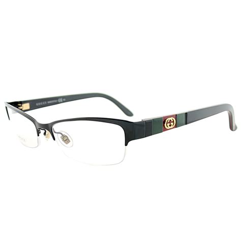 gucci semi rimless glasses|transparent gucci glasses.